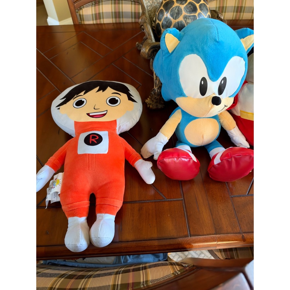 Plush Toy Lot Sonic the Hedgehog Figment Disney Ryans World Squishmallow 4pc